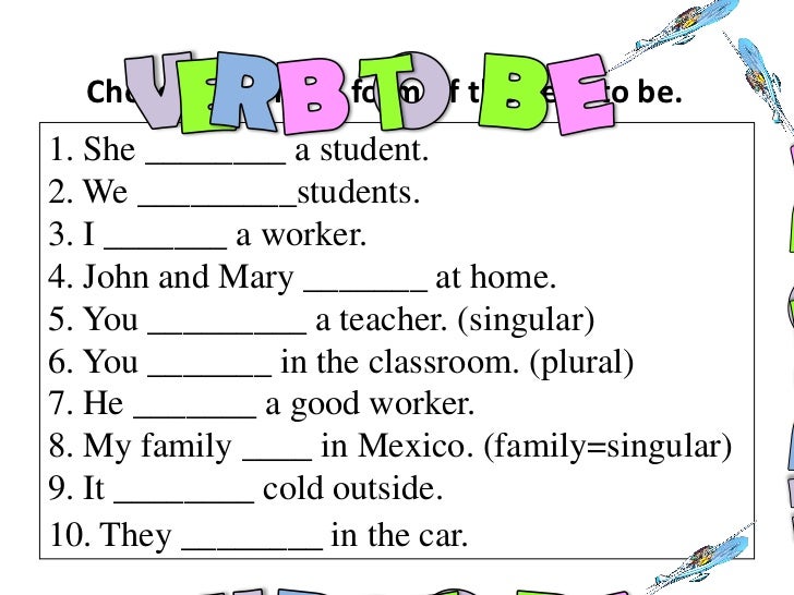 Resultado de imagen para verb to be