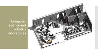 Computer
science and
robotics
laboratories
 