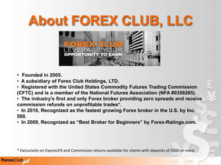 I forex club seminars types of forex trading strategies