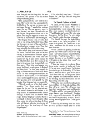 English version for the deaf old testament