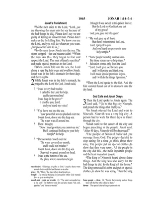 English version for the deaf old testament