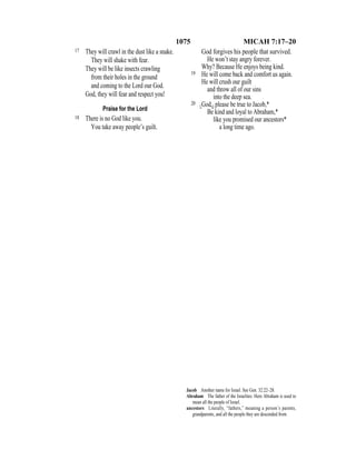 English version for the deaf old testament