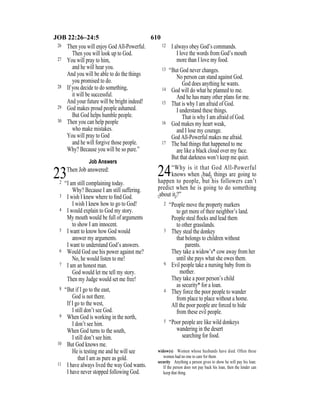 English version for the deaf old testament