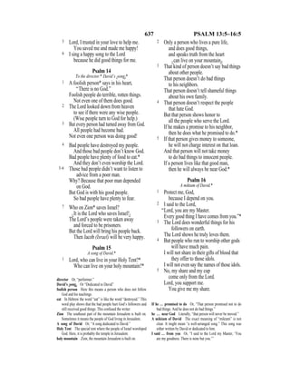 English version for the deaf old testament