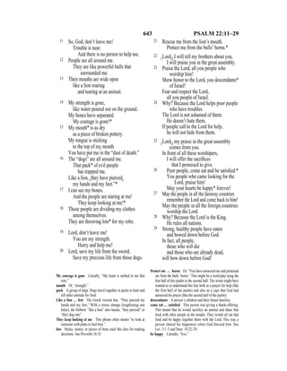 English version for the deaf old testament