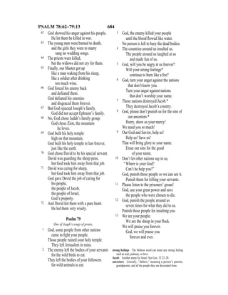 English version for the deaf old testament