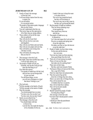 English version for the deaf old testament