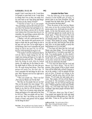 English version for the deaf old testament