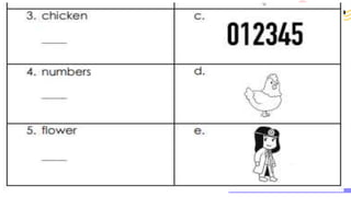 Write the letter of the correct answer
in the space below each word.
 