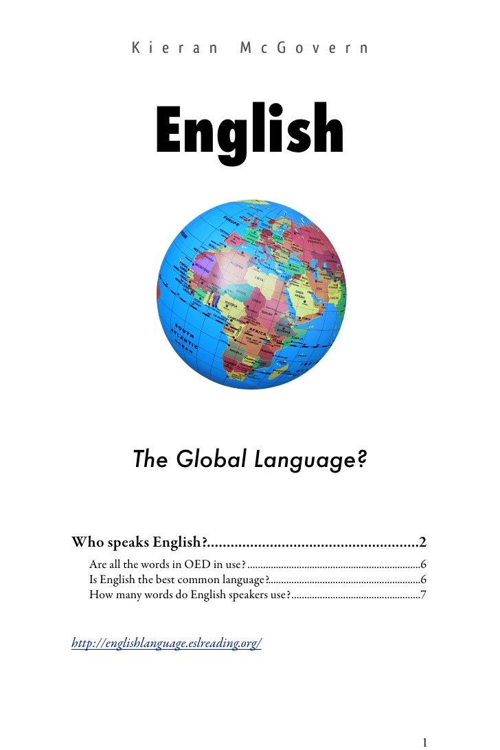 FAQs about the English Language: Global Language?