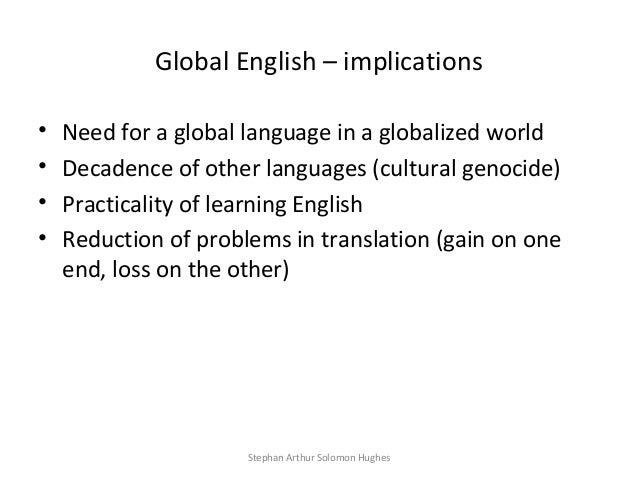 English Worldwide Global Englishes