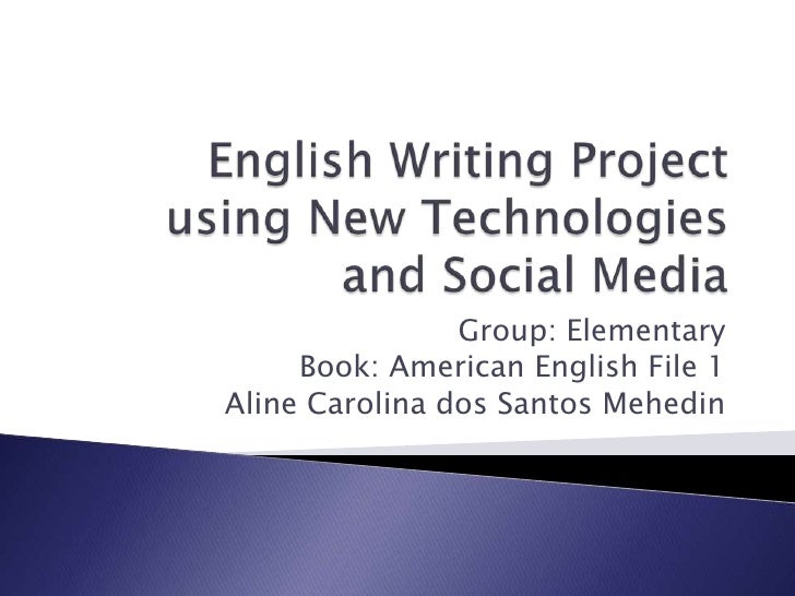 Capability of writing in english