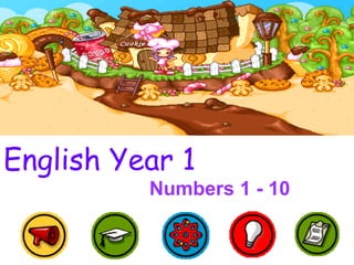 English Year 1
Numbers 1 - 10
 
