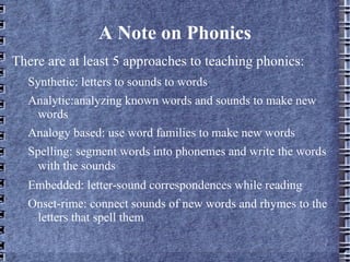 Morphological recognition 