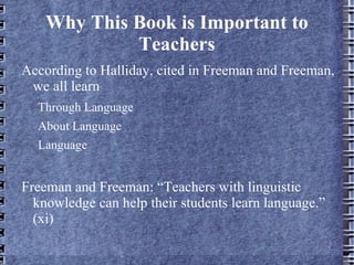 First and Second Language Acquisition 