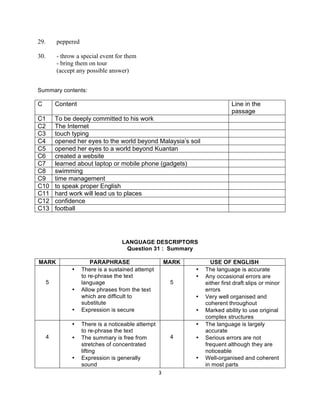 Kertas Percubaan Spm 2017 Bahasa Inggeris Kertas 2 Pahang Answer Sch