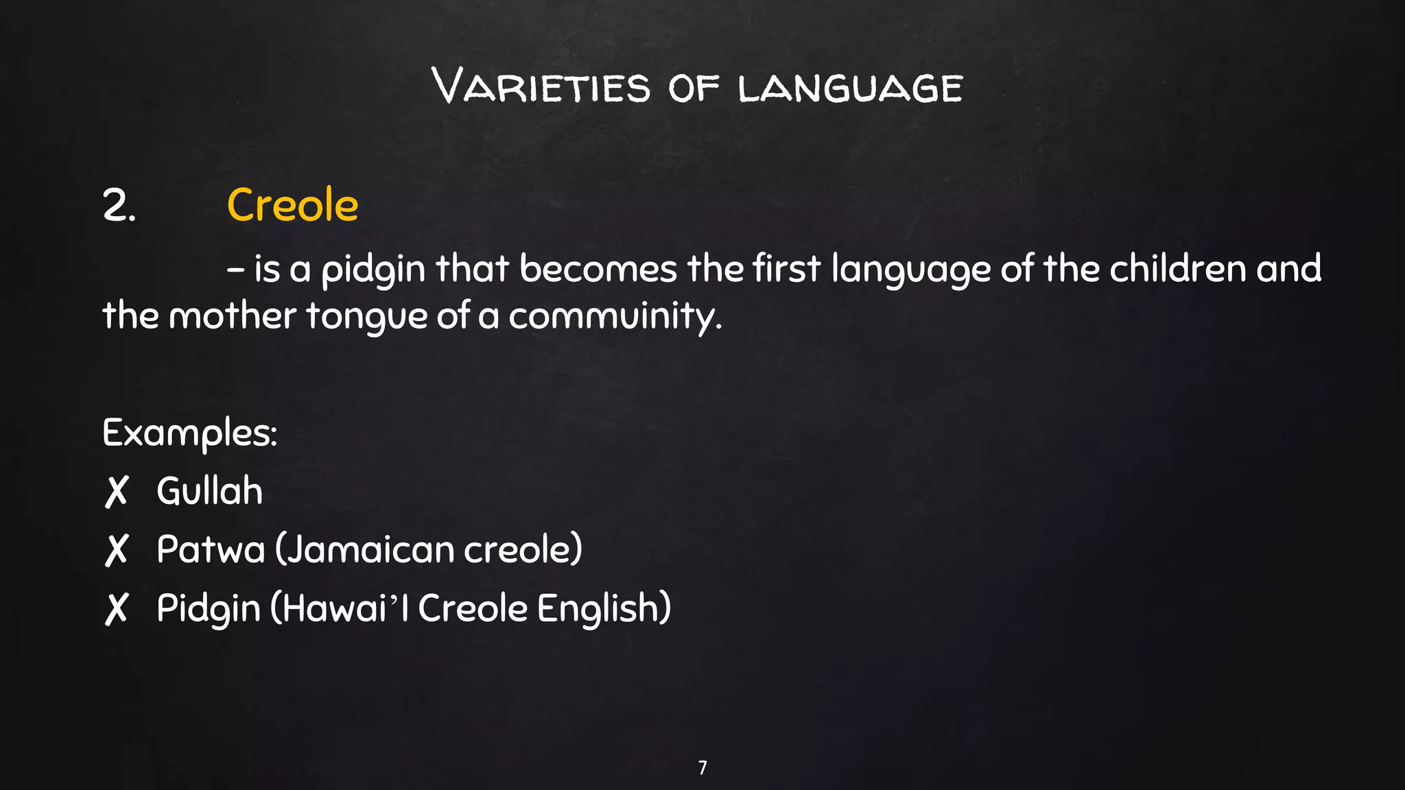 Varieties and Registers of Spoken and Written Language | PPTX