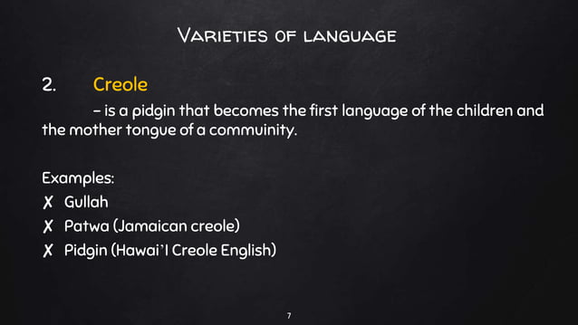 Varieties and Registers of Spoken and Written Language | PPTX