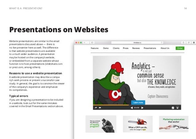 point of contact presentations