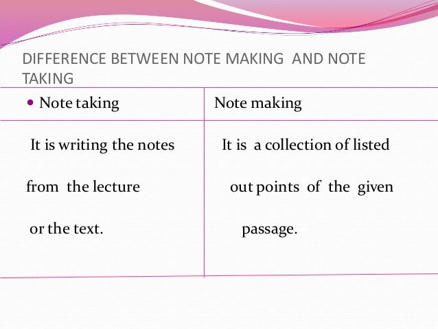 Difference Between Note And Notice – JYPFOI
