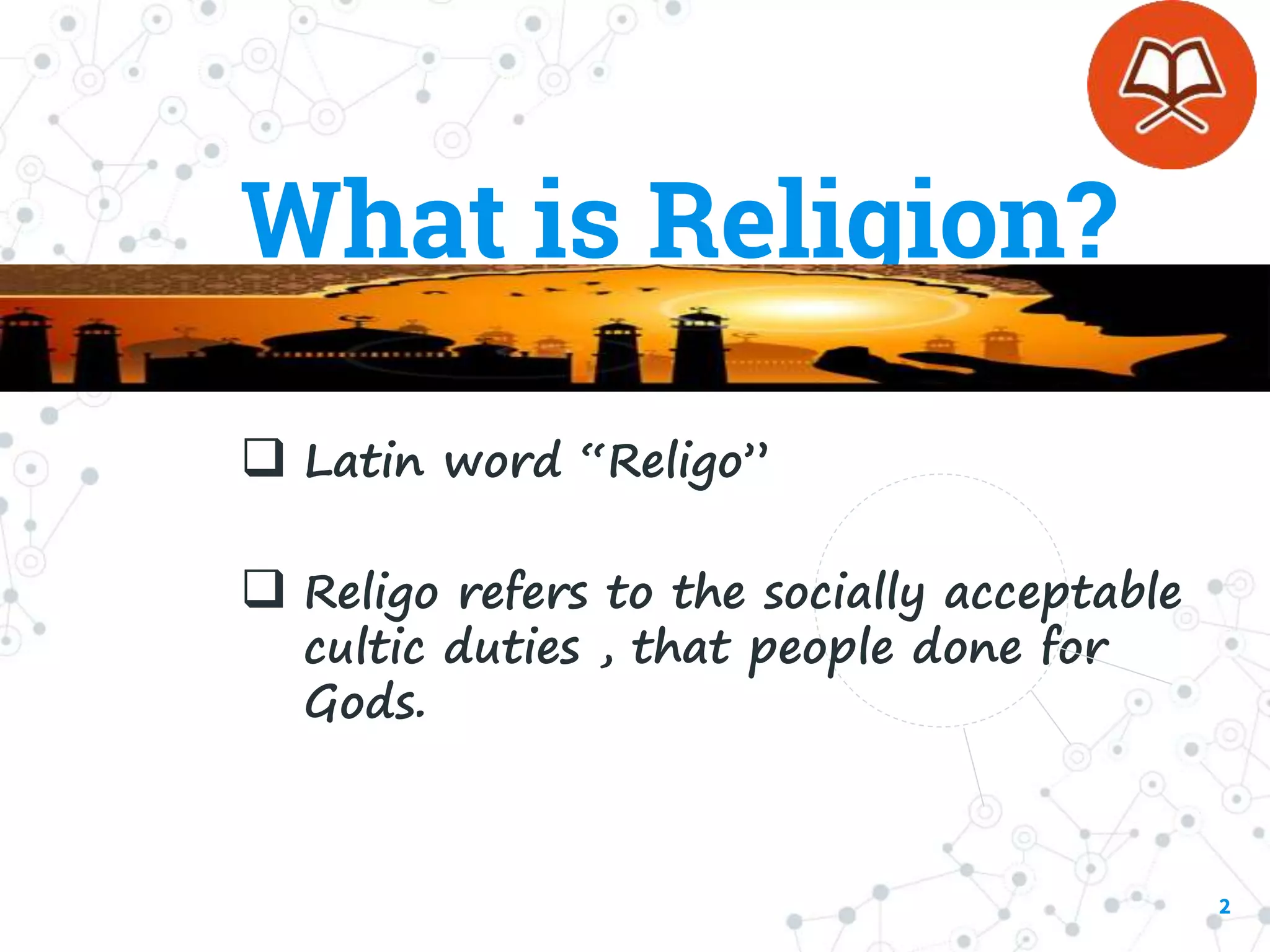 Difference Between Cult and Religion PPT