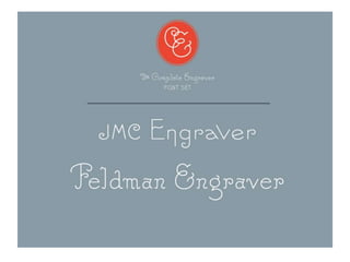 Engraver Font Set by Terrance Weinzierl