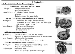 engrenage et train d'engrenage cours construction.ppt