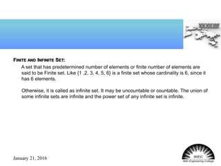 Set Theory and its Applications | PPTX