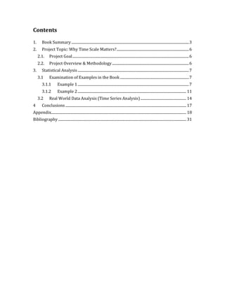 Statistics Project Report | PDF