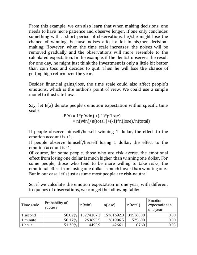 Business statistics report example picture