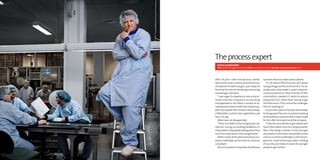 The process expert
  STefAn QvArnSTröm
  Title: Senior Management Advisor Office: Stockholm, Sweden Number of years at Semcon: Two




After 18 years with AstraZeneca, Stefan              has been forced to make some cutbacks.
Qvarnström took a chance, phoned Semcon,               “It’s all about efficiency, but also about
introduced himself and got a job. Today he           saving energy and the environment. For ex-
feels that the role of mentoring is becoming         ample, extra-clean water is used in pharma-
increasingly important.                              ceutical production. Now that less of this
   “I was eager to experience new environ-           commodity is needed, it’s better to reduce
ments and new companies. A consulting                production of it, rather than having to get
role appealed to me. When I worked at As-            rid of the excess. This is one of the challenges
traZeneca we hired in skills from several sup-       that I’m working on.”
pliers but people from Semcon were always              For just over a year, he has been team leader
a little better, so that’s why I applied for a job   for the group of Semcon consultants working
here,” he says.                                      at AstraZeneca, a position that is tailor-made
   Stefan was not disappointed.                      for him after his long time at the company.
   “There is ambition here and good job sat-           “I help the consultants to get started and
isfaction. During our working breakfasts, it’s       teach them about how the company works.
impossible to stop people talking about how          Also, I like being a mentor to the younger
much fun they have on their assignments.”            consultants. In the future I would like to work
   Stefan is back at the pharmaceutical com-         more as a mentor, preferably in a formal pro-
pany in Södertälje, but this time as a Semcon        gramme. Good mentoring creates a feeling
consultant.                                          of security and makes it easier for younger
   Like so many other companies, AstraZeneca         people to get started.”
 