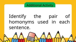 Understanding Homonyms and Homophones: A Fun Memory Game for Language ...