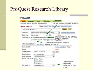 ProQuest Research Library 