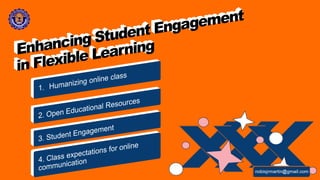 Enhacing student engagement in flexible learning | PDF