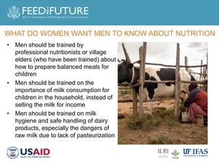 Engaging men in supporting maternal and child consumption of milk and other animal source foods in Rwanda