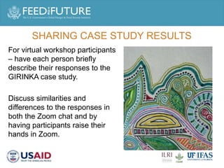 Engaging men in supporting maternal and child consumption of milk and other animal source foods in Rwanda