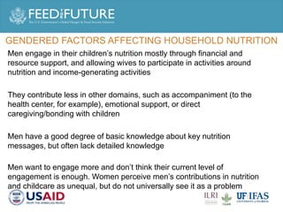 Engaging men in supporting maternal and child consumption of milk and other animal source foods in Rwanda