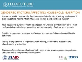 Engaging men in supporting maternal and child consumption of milk and other animal source foods in Rwanda