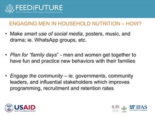 Engaging men in supporting maternal and child consumption of milk and other animal source foods in Rwanda