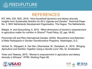 Engaging men in supporting maternal and child consumption of milk and other animal source foods in Rwanda