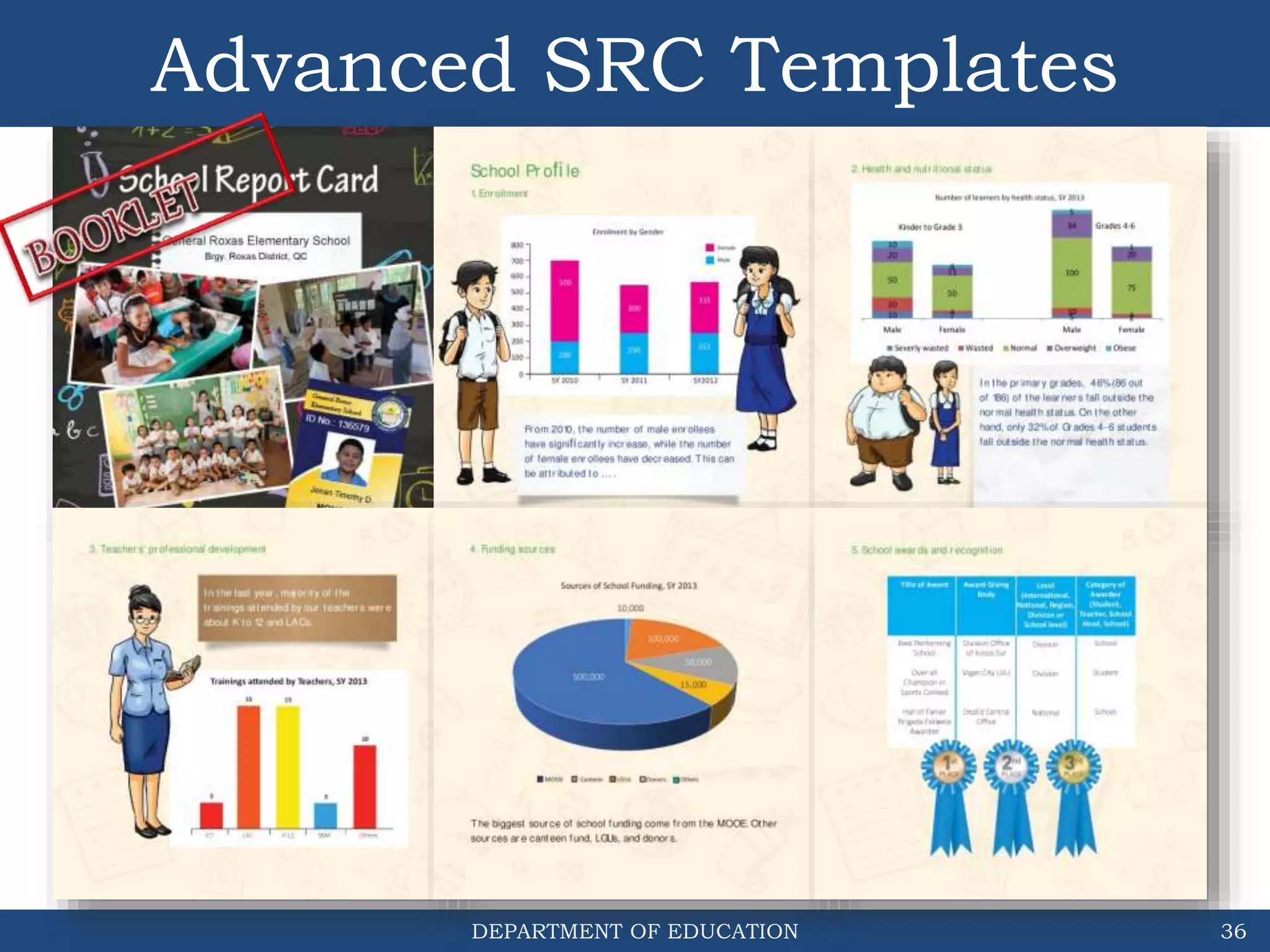 DEPARTMENT OF EDUCATION
Advanced SRC Templates
36
 