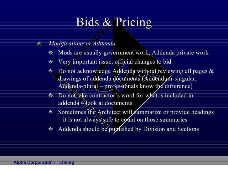 subcontractor bid proposal template