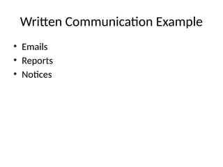 Written Communication Examples Email Comprehensive Guide to Effective Communication: Definitions, Types, and ...