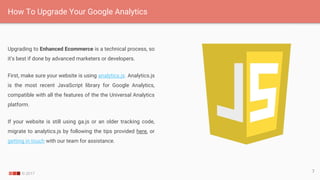 Enhanced Ecommerce for Google Analytics | PPT