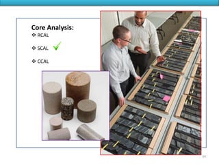 Core Analysis:
 RCAL
 SCAL
 CCAL
34
 