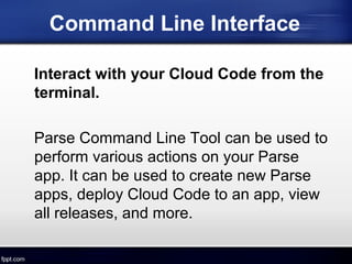 Enhanced Parse Server | PPT