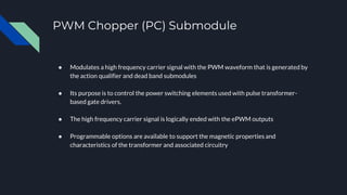Enhanced phase width modulation in TMS320F28335D | PPTX