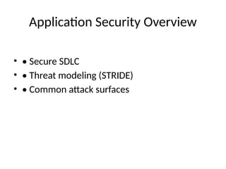 application security presentation by harman | PPTX
