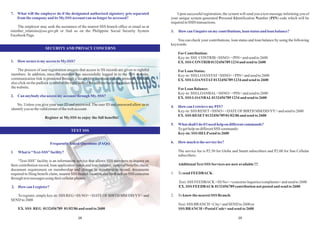 Using the SSS Website | PDF