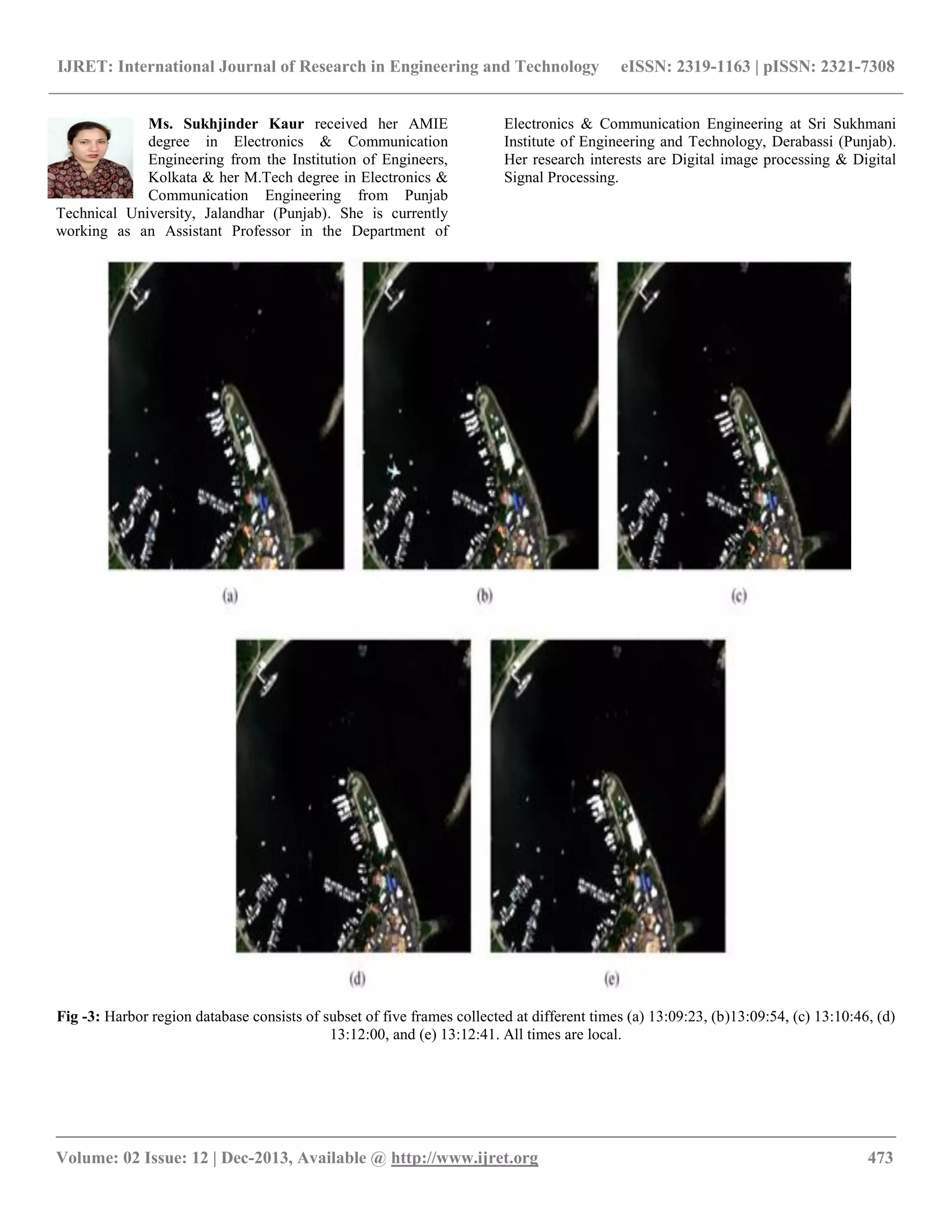 Enhanced target tracking based on mean shift algorithm for satellite ...